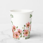 Gobelets En Papier tasse de papier fleur sauvage (Gauche)