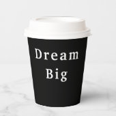 Gobelets En Papier Tasse de papier grand rêve (Recto)