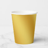 Gobelets En Papier tasse de papier or (Verso)