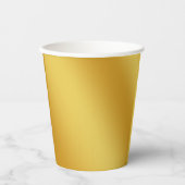 Gobelets En Papier tasse de papier or (Recto)