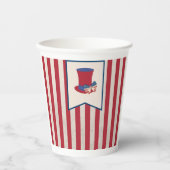 Gobelets En Papier Tasse de papier patriotique | American Pride Coffe (Recto)