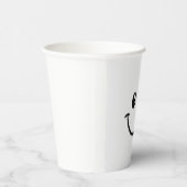 Gobelets En Papier Tasse de sourire (Droite)