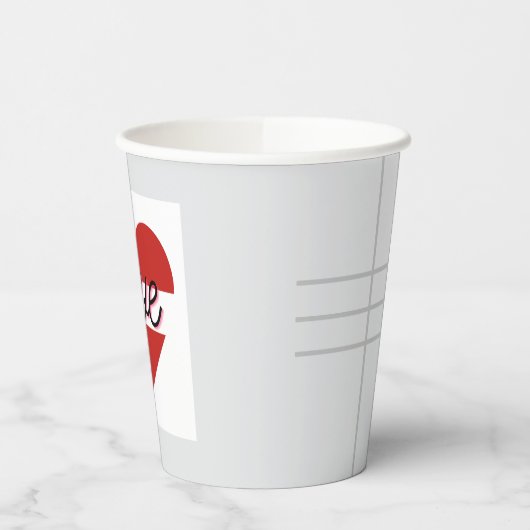 Gobelets En Papier tasse douce (Gauche)