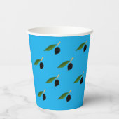 Gobelets En Papier Tasse en papier à thème oléicole (Verso)