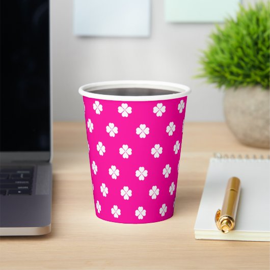 Gobelets En Papier Tasse en papier aromatisée au trèfle (Insitu)