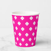 Gobelets En Papier Tasse en papier aromatisée au trèfle (Recto)