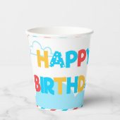 Gobelets En Papier Tasse en papier avec éléphant (Recto)