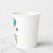 Gobelets En Papier Tasse en papier avec girafe et oiseaux (Gauche)