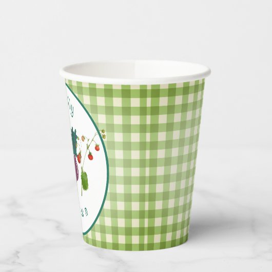 Gobelets En Papier Tasse en papier Baby shower cultivée localement (Gauche)