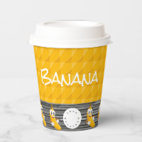 Tasse en papier bananier