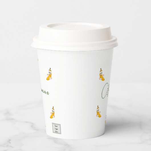 Gobelets En Papier Tasse en papier bananier (Gauche)