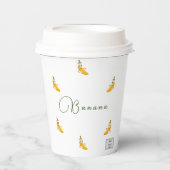 Gobelets En Papier Tasse en papier bananier (Recto)