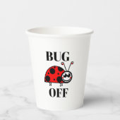 Gobelets En Papier Tasse en papier Bug Off (Recto)