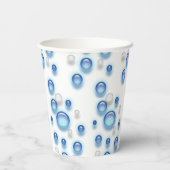 Gobelets En Papier Tasse en papier - Bulles gazeuses (Verso)