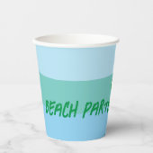Gobelets En Papier Tasse en papier de la tortue de mer (Recto)