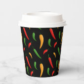 Gobelets En Papier Tasse en papier de poivrons piment épicé (Verso)