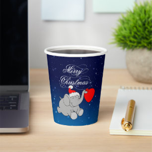 Gobelets En Papier Tasse en papier éléphant avec cadeaux