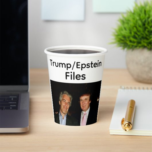 Gobelets En Papier Tasse En Papier Fichiers Trump/Epstein (Insitu)