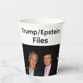 Gobelets En Papier Tasse En Papier Fichiers Trump/Epstein (Recto)