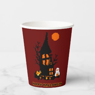Gobelets En Papier Tasse en papier Joyeux Halloween