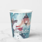 Gobelets En Papier Tasse en papier Joyeux Noël (Recto)