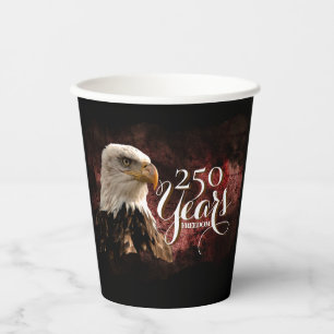 Gobelets En Papier Tasse en papier Patriotic Eagle 250 Ans