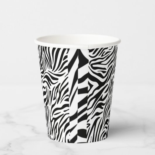 Gobelets En Papier Tasse en papier Poster de animal Zebra (Droite)