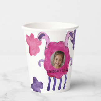 Gobelets En Papier Tasse en papier pour anniversaire d'enfant avec mo