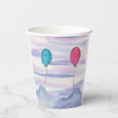 Gobelets En Papier Tasse en papier pour la fête de révélation du sexe (Verso)