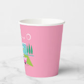 Gobelets En Papier Tasse en papier Retro Pink Palm Springs (Gauche)