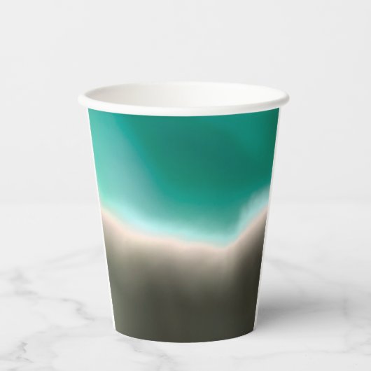 Gobelets En Papier Tasse en papier Rivage (Recto)