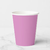 Gobelets En Papier Tasse en papier rose (Verso)