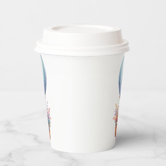 Gobelets En Papier Tasse en papier Tasses à Baby showers Whimsical Au (Gauche)