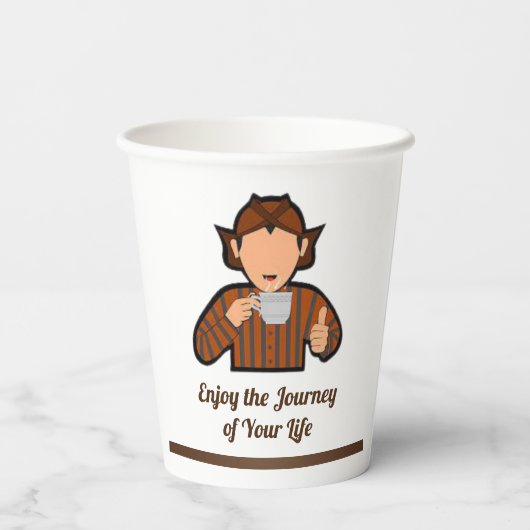 Gobelets En Papier Tasse en papier traditionnelle (Verso)