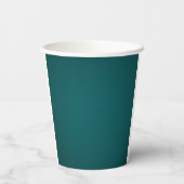 Gobelets En Papier Tasse en papier vert parfait (Verso)