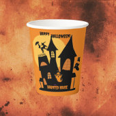 Gobelets En Papier Tasse Haunted House Halloween papier tasse