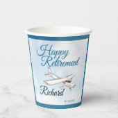 Gobelets En Papier Tasse papier de la partie de retraite avec concept (Recto)