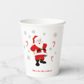 Gobelets En Papier Tasse père Noël Cheer Paper (Verso)