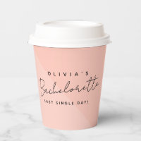 Tasse Rose Personnalisée Mariée Enterrement de Vie