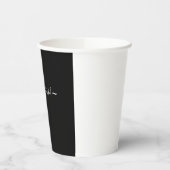 Gobelets En Papier Tasses à café - arabe - noir (Gauche)