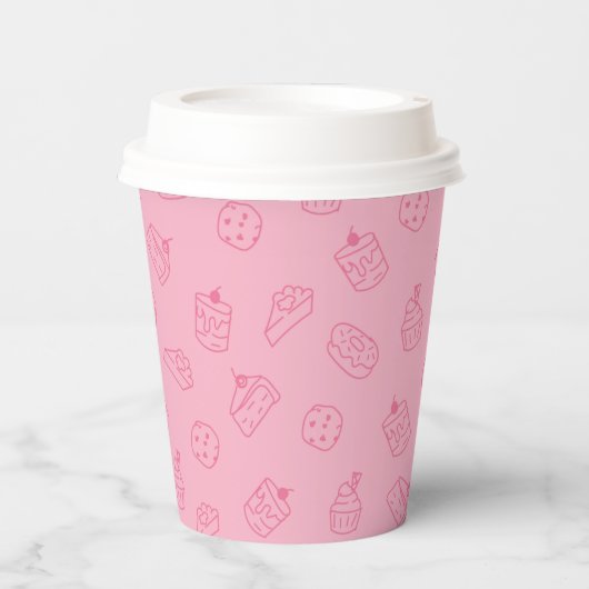 Gobelets En Papier Tasses à café en papier personnalisées (Recto)