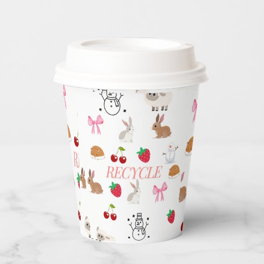 Gobelets En Papier Tasses à découper (Recto)