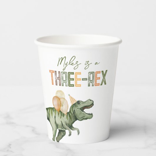 Gobelets En Papier Tasses à papier à trois rex (Verso)
