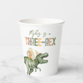 Gobelets En Papier Tasses à papier à trois rex (Recto)