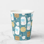 Gobelets En Papier Tasses à papier au lait et biscuits (Gauche)