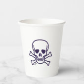 Gobelets En Papier Tasses à papier crâne n os (Recto)