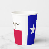 Gobelets En Papier Tasses à papier du drapeau du Texas (Droite)