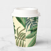Gobelets En Papier Tasses à papier du PARTI feuille tropical (Droite)