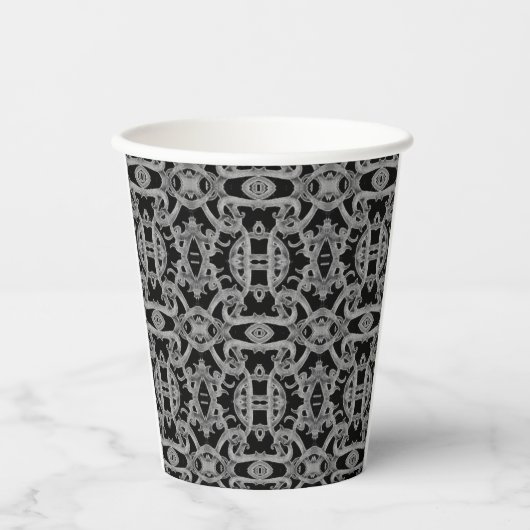 Gobelets En Papier Tasses à papier GOTHIQUE (Recto)
