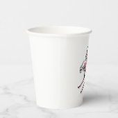 Gobelets En Papier Tasses à papier père Noël Skiing (Droite)